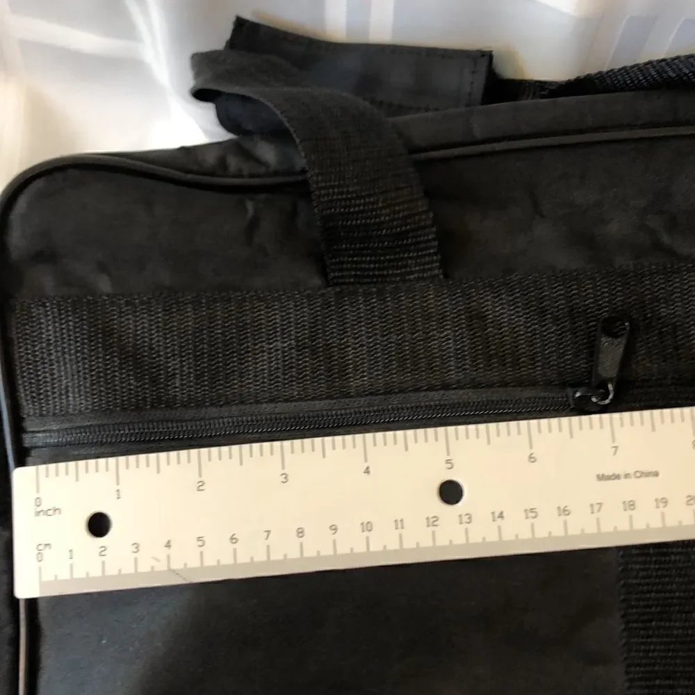 TRAVEL BAG EXPANDABLE NYLON adjustable shoulder strap Kwang Myung Tour USED